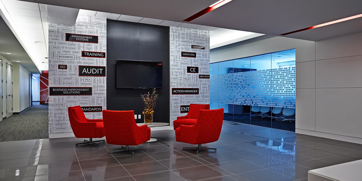 BSI office wall graphics
