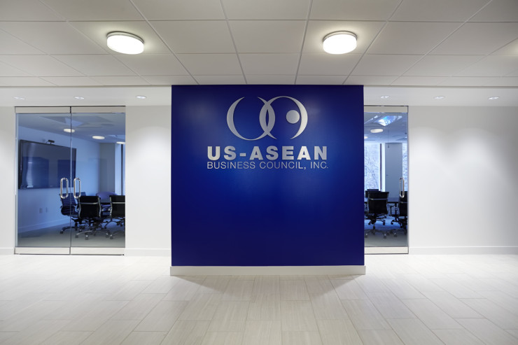 US-ASEAN Business Council Inc. Wall signage