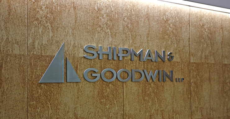 Shipman & Goodwin welcome signage